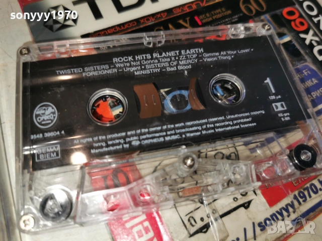 ROCK HITS PLANET-ORIGINAL TAPE 1905261706H2E6R, снимка 4 - Аудио касети - 54607415