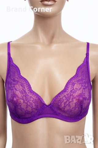 Дамски комплект бельо Hunkemöller в лилаво – сутиен 80C и долни гащи XL, снимка 2 - Бельо - 54530698