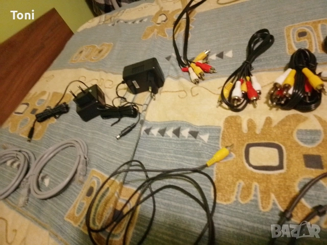 HDMI кабел,мрежов кабел,RCA кабел, аудио кабел,две зарядни ,КАБЕЛ-СТЕРЕО АУДИО И ВИДЕО, снимка 3 - Плейъри, домашно кино, прожектори - 54416885