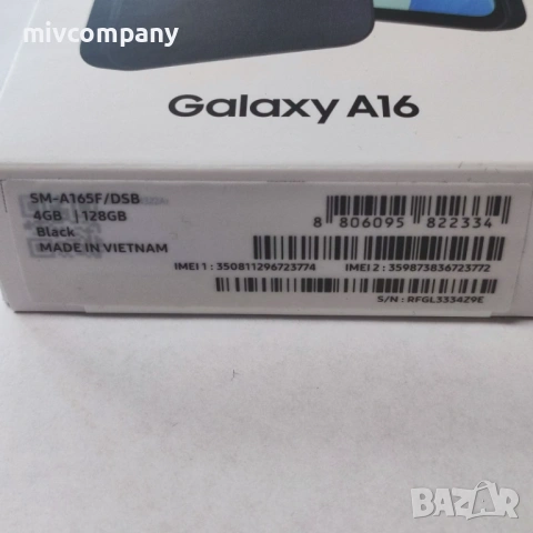 Samsung Galaxy A16 5G 128/4GB Нов не е на лизинг!!!, снимка 3 - Samsung - 54857561