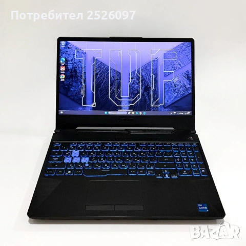 ASUS TUF F15/144Hz/i7-11800H 24MB/16GB/RTX 3050/RGB/512GB