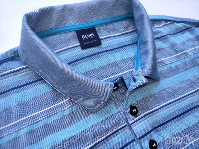Hugo Boss Polo Shirt Mens - M - оригинална мъжка тениска, снимка 6 - Спортни дрехи, екипи - 55504070