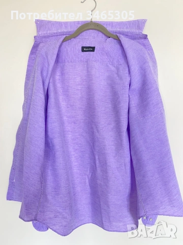 Massimo Dutti мъжка ленена риза, снимка 3 - Ризи - 54662800
