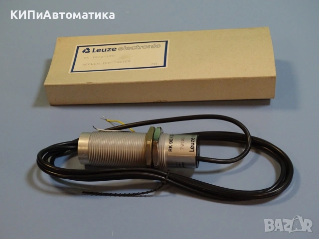 сензор фотоелектрически Leuze RK 90/2-100 photoelectric sensor 24V, снимка 7 - Резервни части за машини - 54205859