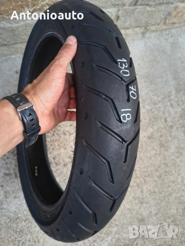 130 70 18 dunlop D408F harley davidson 63H гума чопър гуми мотоциклет, снимка 3 - Гуми и джанти - 55136504