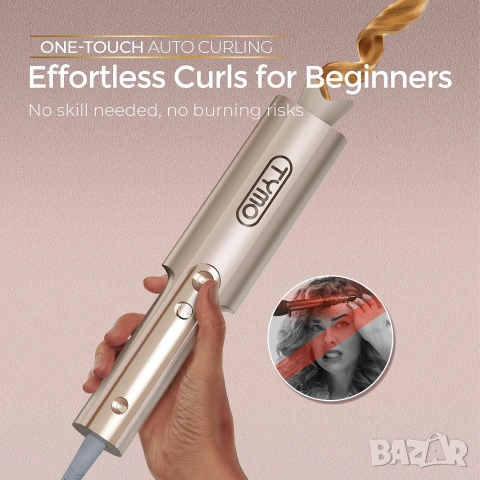 TYMO CURLPRO Automatic curling iron PRO PLUS 1, снимка 6 - Маши за коса - 54975878