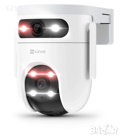 EZVIZ 5.0 + 5.0 Мегапиксела управляема камера с два обектива 2,8 и 6.0мм и цветно нощно виждане, снимка 4 - HD камери - 55026602