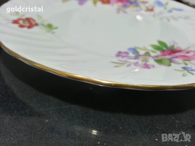 английски фин костен порцелан чинии , снимка 6 - Антикварни и старинни предмети - 54336262