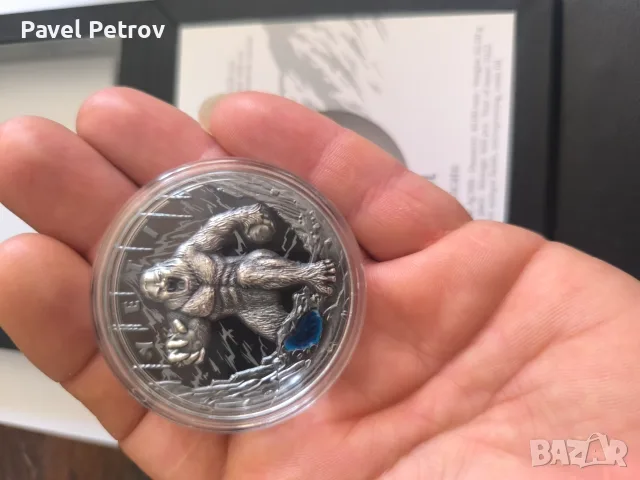 Сребърна монета , снимка 3 - Нумизматика и бонистика - 55478481