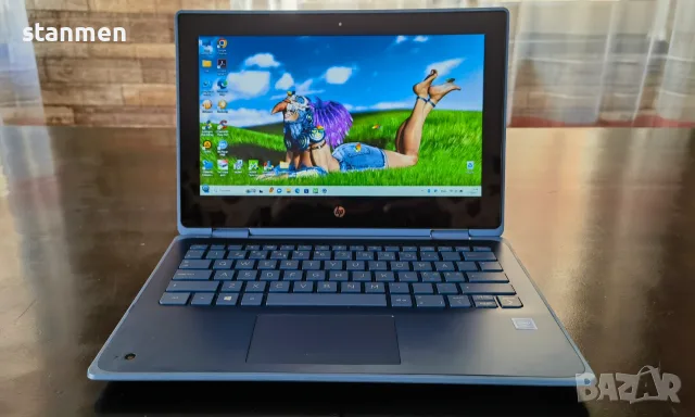 Продавам Гаранционен HP Touchscreen ProBook X360/IPS11.6сKам/4CoreUp2.7ghz/8gbDDR/SSD192gb/8чБат , снимка 2 - Лаптопи за работа - 55458303