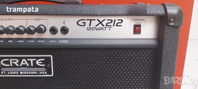 НАЙ ДОБРАТА ОФЕРТА Китарен усилвател / Кубе Crate GTX 212 , 2х12" 120W, снимка 5 - Китари - 55277765