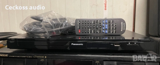 📀 Продавам DVD/CD плеър Panasonic DVD-S48EG-K – 40€, снимка 2 - Ресийвъри, усилватели, смесителни пултове - 54811183