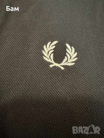 Оригинална мъжка тениска с яка Fred Perry размер М, снимка 3 - Тениски - 54150119