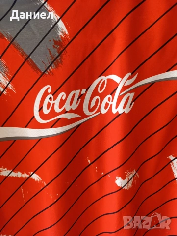 Винтидж колоездачна тениска Coka Cola, снимка 6 - Аксесоари за велосипеди - 54090541