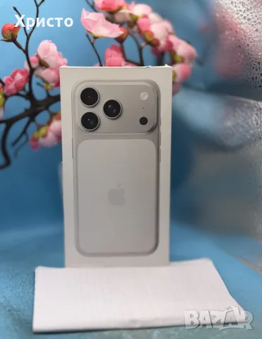 НОВ!!! Apple iPhone 17 Pro, 256GB, 5G, Silver + подарък оригинален адаптер Apple, снимка 2 - Apple iPhone - 55366124