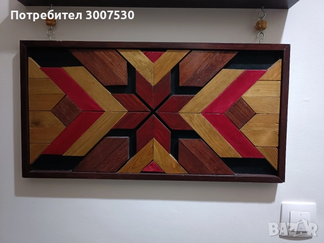 Декорация за стена от дърво , снимка 2 - Декорация за дома - 54207187