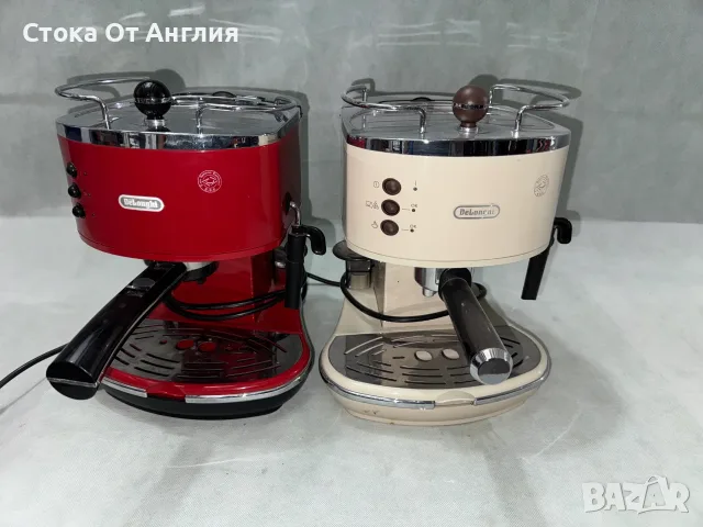 Кафемашина - DeLonghi ECOV311/ 15bar, бежова , червена , снимка 2 - Кафемашини - 54686596