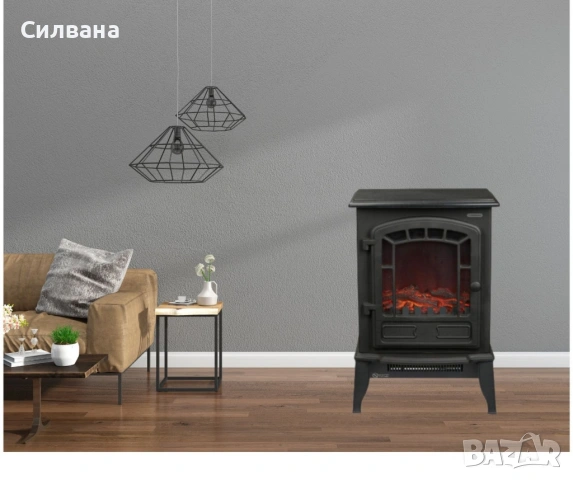 Електрическа камина, снимка 3 - Камини - 55221452