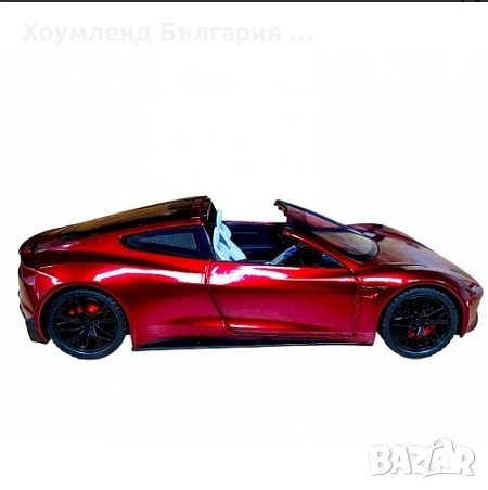 Метална кола макет на Tesla с отварящи врати, светлини и звук, снимка 4 - Коли, камиони, мотори, писти - 54331863