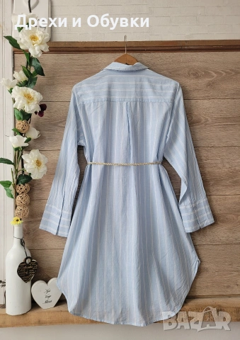 Дълга риза - рокля H&M , снимка 3 - Рокли - 54279910