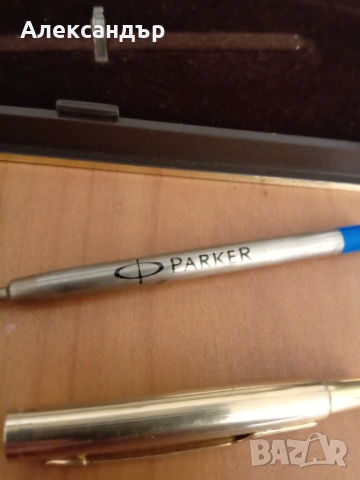 Позлатен химикал PARKER Made in USA, снимка 9 - Антикварни и старинни предмети - 54896896