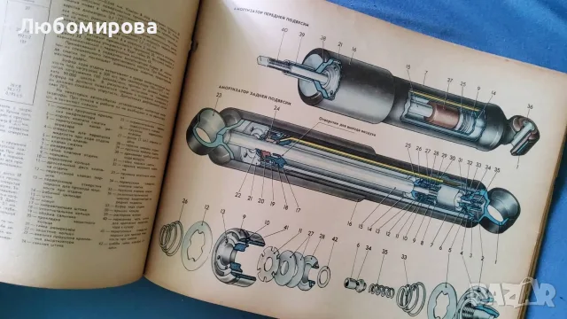Оригинален СССР Цветен албум / Схеми за ВАЗ 2101-2103 от 1977 г.– Вътре е КАТО НОВ!, снимка 4 - Колекции - 55466279