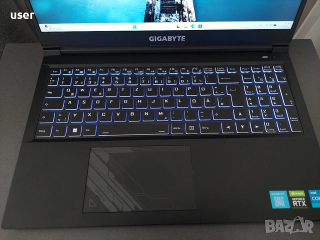 16GB RAM, RTX 3050 4GB, Core i5-12500H, 15.6" FULL HD 144Hz геймърски лаптоп Gigabyte G5 GE, снимка 3 - Лаптопи за игри - 54038339