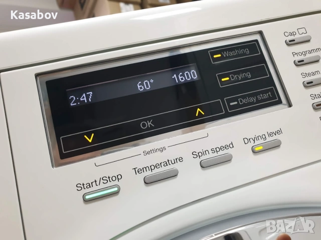 Miele WT1 PowerWash - Пералня със Сушилня Миеле 12м Гаранция, снимка 3 - Перални - 54587410