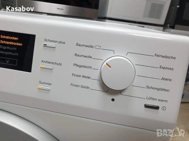 Сушилня Miele T1 - Термопомпа - Аларма - Подсветка -12м Гаранция Миеле, снимка 4 - Сушилни - 54876977