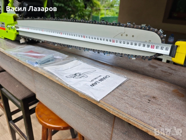 Бензинова резачка NRock NR-CS82-EPT 82cc 62см шина 82 кубика 4.7 конски сили , снимка 3 - Моторни триони/резачки - 55262947