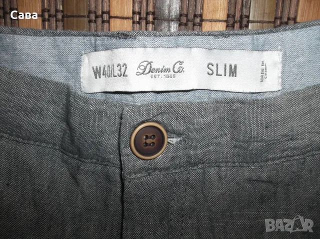 Ленени къси панталони DENIM Co.  мъжки,ХЛ, снимка 6 - Къси панталони - 55684022