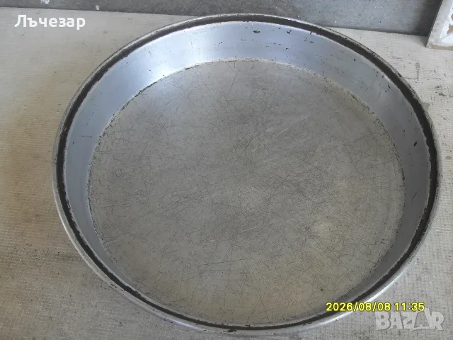 Продавам кръгла алуминиева тава, снимка 4 - Съдове за готвене - 55424550