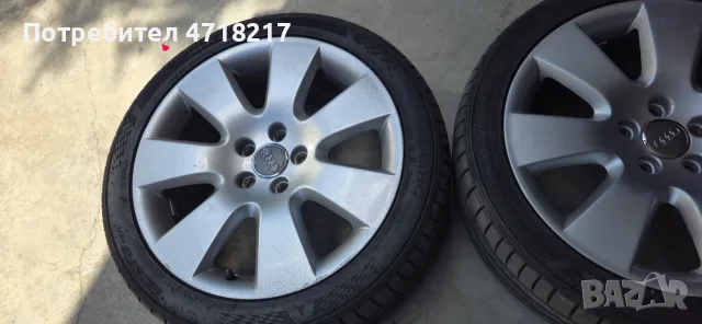 Оригинални джанти Audi A6 C6 4F 18 с летни гуми, снимка 9 - Гуми и джанти - 55587849