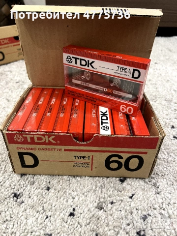 Нови оригинални японски касетки TDK D 60, снимка 3 - Аудио касети - 53953112