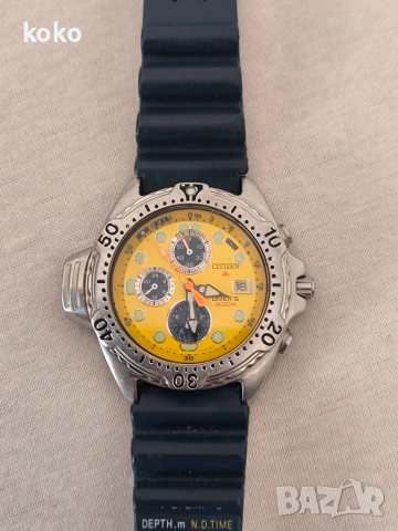 Часовник Citizen diver със сензор , снимка 6 - Мъжки - 54978105