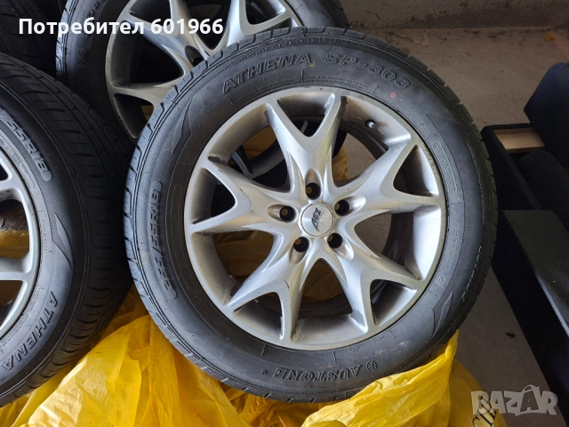 Летни гуми с джанти на един сезон 255 55 18, снимка 3 - Гуми и джанти - 54078409