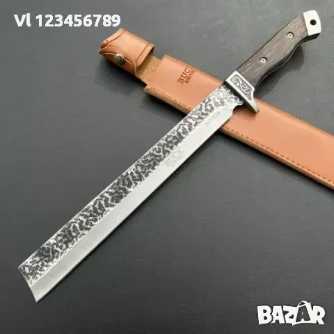 Огромен ловен нож BUCK KNIVES 94 , 5CR13Моv, 300x420 mm, снимка 3 - Ножове - 54008300