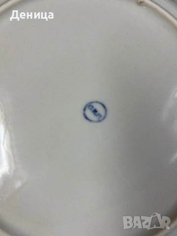 български папур от СИП Ръчна и стилна декорация и златен кант 7 десертни чинии-18.5 см 6, снимка 8 - Чинии - 54141913