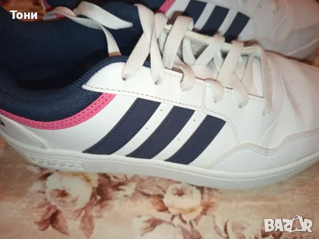 ADIDAS Оригинал Нови Дамски Кожени Маратонки 40 , снимка 11 - Маратонки - 55496015