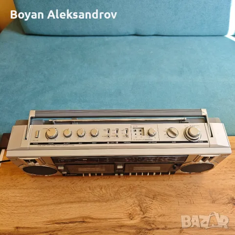 Двукасетъчен радиокасетофон Sanyo M-W25K (1983г.), снимка 6 - Радиокасетофони, транзистори - 55694894