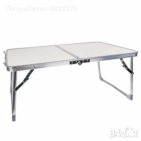 Сгъваема алуминиева маса за къмпинг, риболов, градина, балкон. 