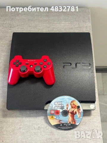 PS3 Slim (ХАКНАТ) + GTA V 