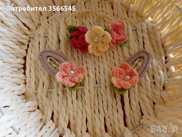 Ръчно изплетени фибички, снимка 14 - Шноли, диадеми, ленти - 54990337