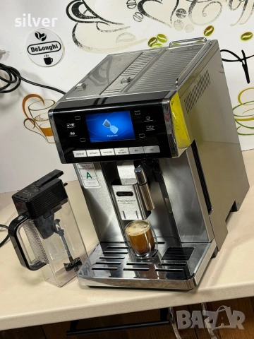 Кафемашина кафе автомат delonghi Primadonna Exclusive с гаранция, снимка 5 - Кафемашини - 54842734