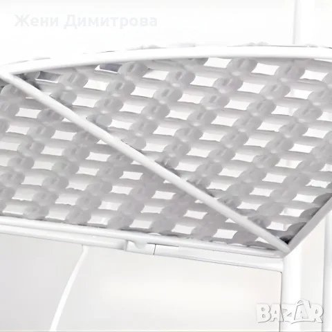 Елегантен ъглов рафт за дома бял или черен, снимка 9 - Етажерки - 55546793
