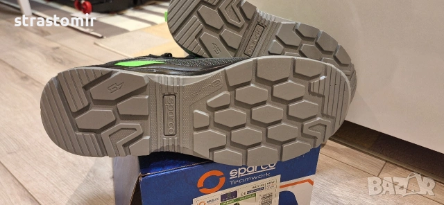 Високи работни обувки с бомбе Sparco INDY RANGER Mid S3S Черен цвят, размер 45 , снимка 4 - Други - 54962721