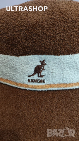 KANGOL Bucket hat L size шапка идиотка в отлично състояние, снимка 3 - Шапки - 54594982