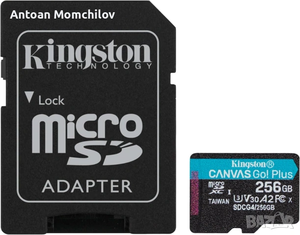 Карта памет Kingston Canvas Go Plus 256GB microSDXC, снимка 6 - Карти памет - 55034393