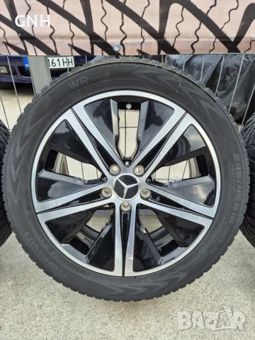 Джанти Mercedes 18 цола , 5х112 , 7.5j , et52.5 , 245/45/18, снимка 4 - Гуми и джанти - 54483835