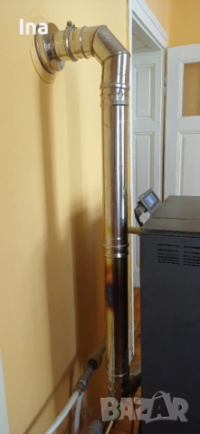 Използвана пелетна камина с водна риза за отопление - Commo 21, марка Alfa Plam, с мощност 21 kW., снимка 8 - Други стоки за дома - 54125328